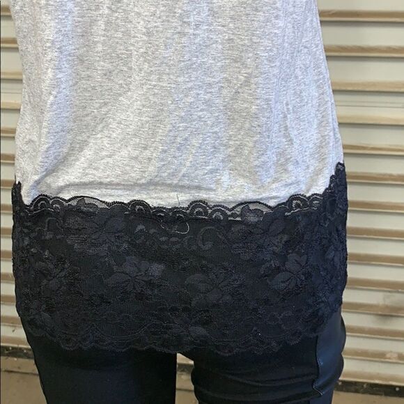 🛍️H.i.p. Grey with black lace top size medium - Picture 7 of 7
